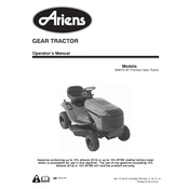 Ariens 936 Series 936072 Tractor Operators manual cover