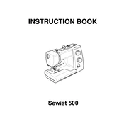 Janome Sewist500 manual cover