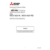 Mitsubishi MOV-A3V-R Relay manual cover