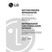 LG LBC22520TT Refrigerator manual cover