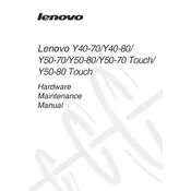 Lenovo Y40-80 Laptop manual cover