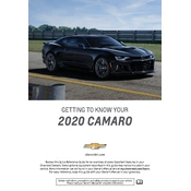 Chevrolet Camaro 2020 manual cover