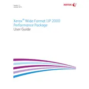 Xerox Wide Formap IJP 2000 Performance Package Printer manual cover