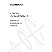 Lenovo E41-10 Laptop