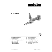 Metabo BF 18 LTX 90 File manual cover