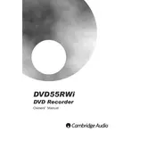 Cambridge Audio DVD57RWi Player manual cover