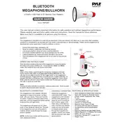 Pyle PMP42BT Megaphone manual cover