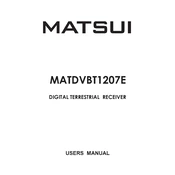 Matsui MATDVBT1207E manual cover