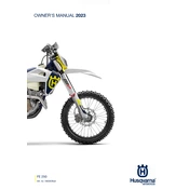 Husqvarna FE 250 2023 Motorcycle manual cover