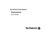 De Dietrich DVH14442J Dishwasher manual cover