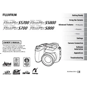 Fujifilm FinePix S700 Camera manual cover