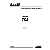 Lull 7C2 Forklift manual cover