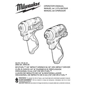 Milwaukee M12 Fuel 2552-20 Driver manual cover