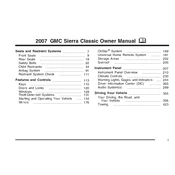 GMC Sierra Classis 2007 manual cover