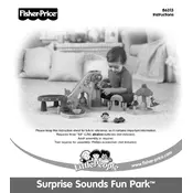 Fisher Price Mattel Little People Surprise Sounds Fun Park B6313 Toy manual cover