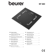 Beurer BF 880 WIFI Scale manual cover