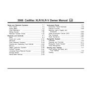 Cadillac XLR 2008 manual cover