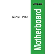 ASUS M4N68T PRO Motherboard manual cover