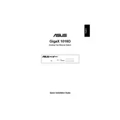 ASUS GigaX1016D Router manual cover