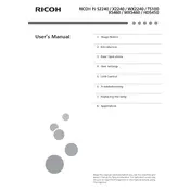 Ricoh PJ HD5450 Projector manual cover