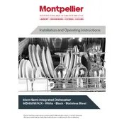 Montpellier MDI655K Dishwasher manual cover