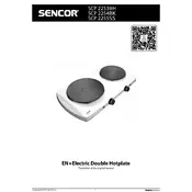 Sencor SCP 2253WH-EUE3 Hotplate manual cover