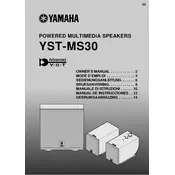 Yamaha YST-MS30 Speaker manual cover