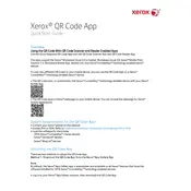 Xerox QR Code Application manual cover