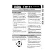 Yamaha Soavo-1 Speaker manual cover