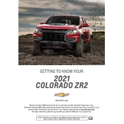 Chevrolet Colorado ZR2 2021 manual cover