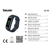 Beurer AS 98 Pulse Activity Sensor manual cover