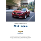 Chevrolet Impala 2017 manual cover