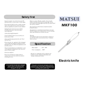 Matsui MKF100 manual cover