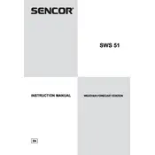 Sencor SWS 51 B Weather Station manual cover