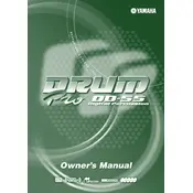 Yamaha DD-55 Drum Set manual cover