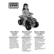 Power Wheels Mattel Dora Lil Quad V4343 Toy manual cover