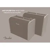 Fender Acoustic 100 2314000000 120V 60Hz US Amplifier manual cover