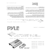 Pyle PLA2170 Amplifier manual cover