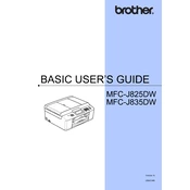 Brother MFC-J825DW manual cover