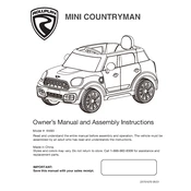 Rollplay Mini Countryman W493 Car manual cover