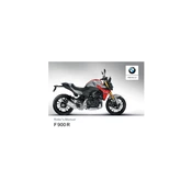 BMW F 900 R 2019 Motorcycle manual cover