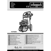 Scheppach HCP2600 5907701903 Pressure Washer manual cover