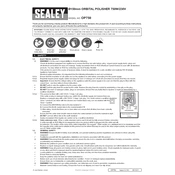 Sealey OP750 Polisher manual cover