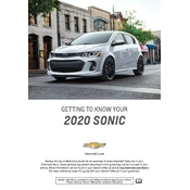 Chevrolet Sonic 2020 manual cover