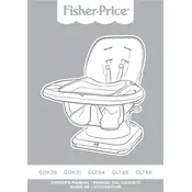 Fisher Price Mattel SpaceSaver High GLT64 Chair manual cover