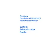 Xerox DocuPrint N2025 Printer manual cover