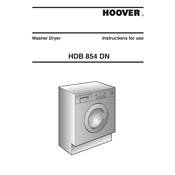 Hoover HDB 854DN 1-80 manual cover