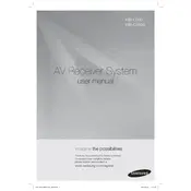 Samsung HW-C500 Home Theater System manual cover