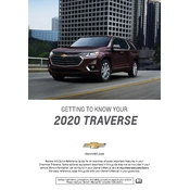 Chevrolet Traverse 2020 manual cover