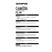 Olympus FL-40 manual cover